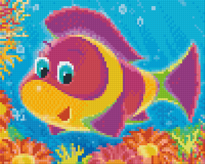 Pixel hobby classic template - coral fish