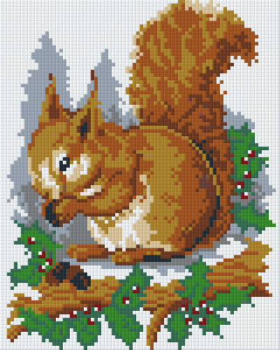 Pixelhobby Klassik Vorlage - Eichhörnchen