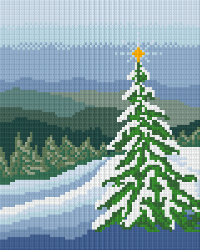 Pixel hobby classic template - fir tree