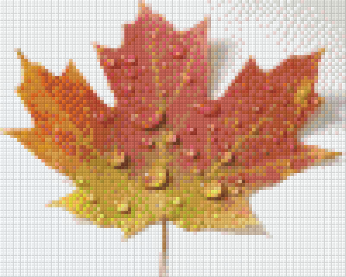 Pixel hobby classic set - leaf with water drops