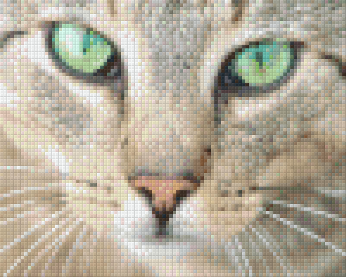 Pixelhobby Klassik Vorlage - Graue Katze