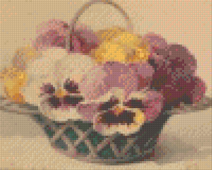 Pixelhobby classic set - violets in a basket