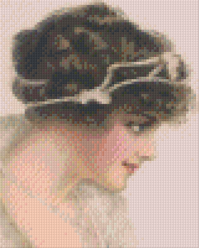 Pixel hobby classic template - woman with diadem