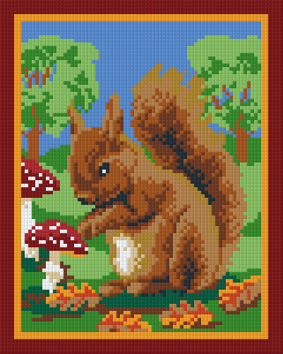 Pixelhobby Klassik Set - Eichhörnchen im Wald