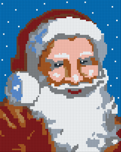 Pixel hobby classic template - Portrait of Santa Claus