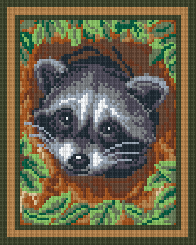 Pixel hobby classic set - raccoon