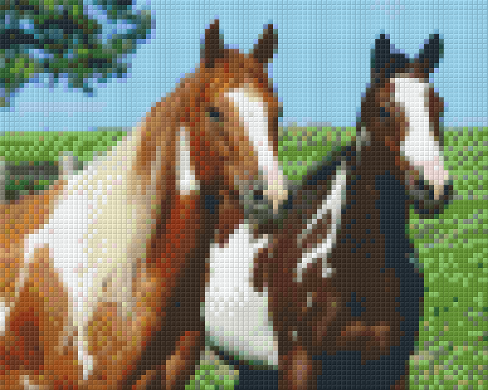 Pixel hobby classic template - horses