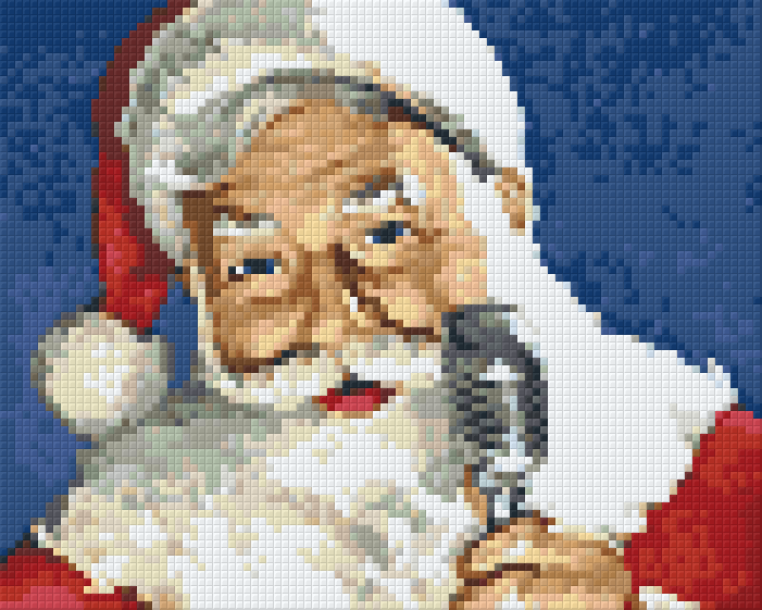 Pixelhobby Klassik Vorlage - Singender Weihnachtsmann