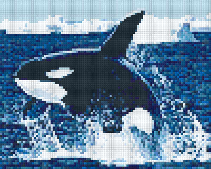 Pixel hobby classic template - whale