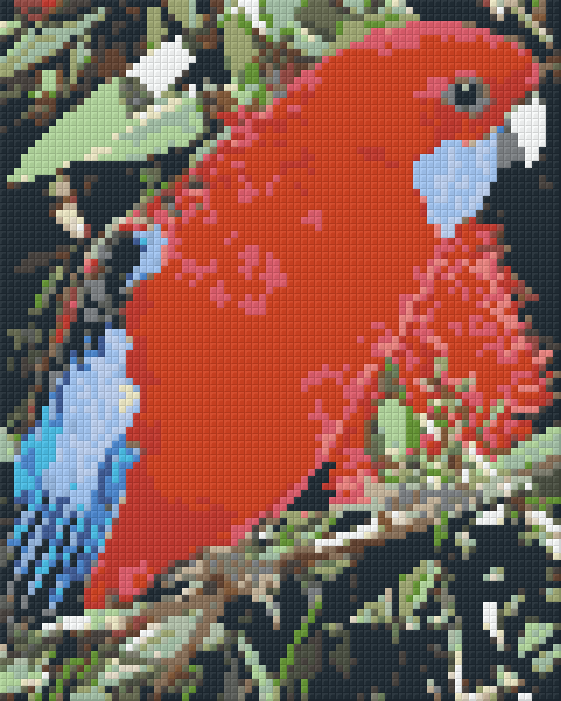 Pixelhobby Klassik Vorlage - Crimson Rosella
