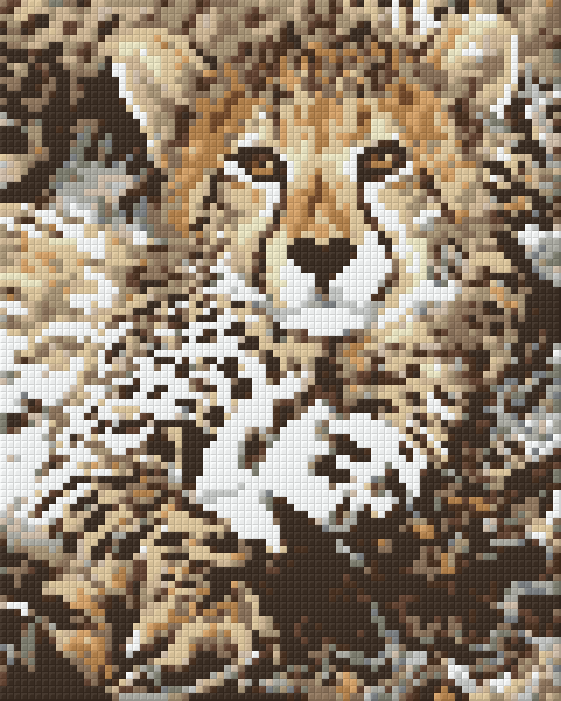 Pixelhobby Klassik Vorlage - Baby Cheetah