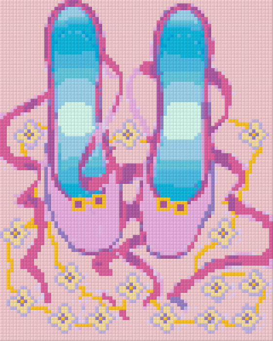 Pixel hobby classic template - ballet shoes