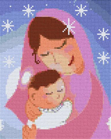 Pixel hobby classic template - mother and child