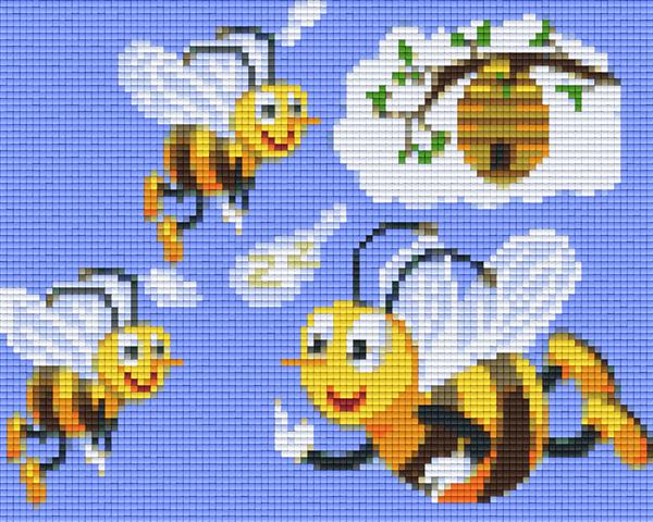 Pixelhobby Klassik Vorlage - Honigbienen
