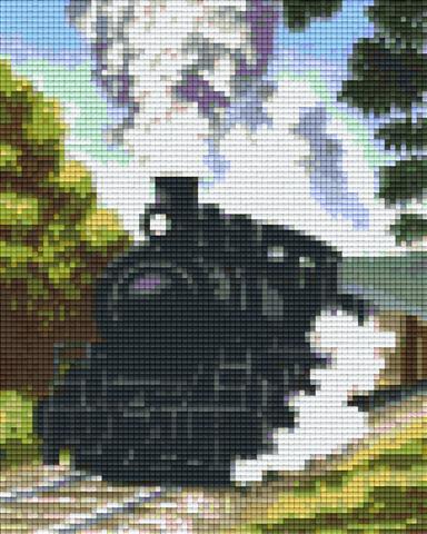Pixel hobby classic template - steam locomotive