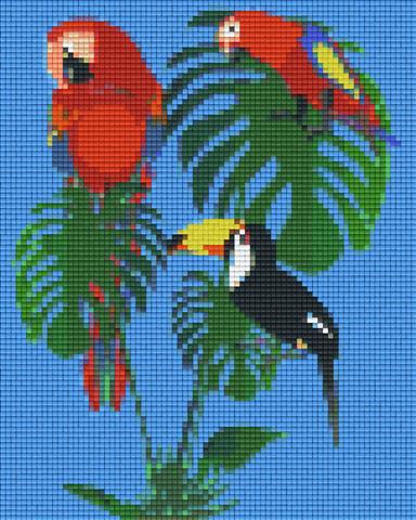 Pixelhobby Klassik Set - Papageien