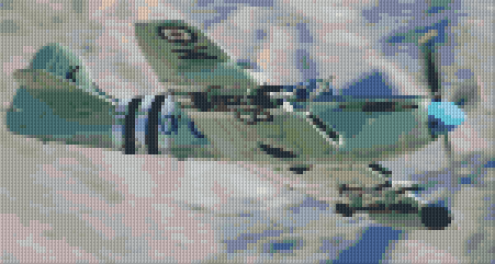 Pixelhobby Klassik Vorlage - Flugzeug