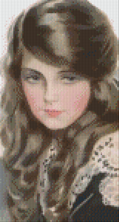 Pixelhobby classic set - girl with shiny curls