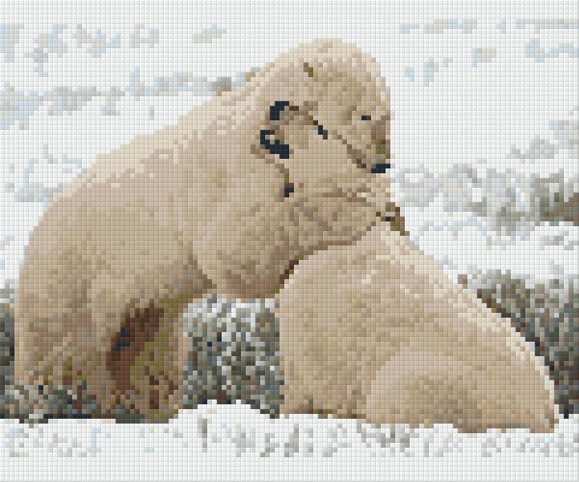 Pixelhobby Klassik Vorlage - Eisbären