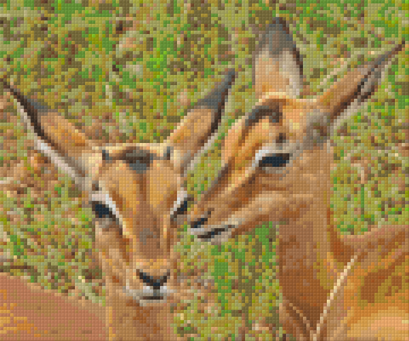 Pixelhobby Klassik Vorlage - Antilopen