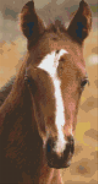 Pixel hobby classic template - horse head