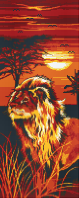 Pixel hobby classic template - lion