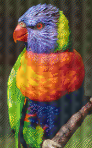 Pixelhobby Klassik Vorlage - Papagei