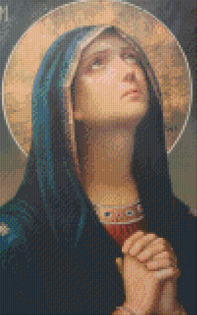 Pixelhobby Klassik Vorlage - Heilige Maria