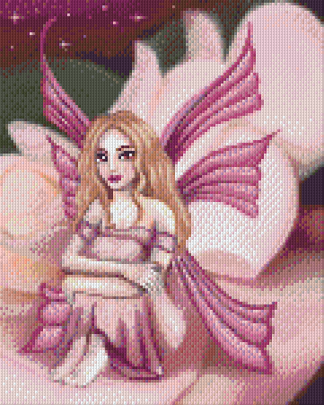 Pixel hobby classic template - fairy in the rose