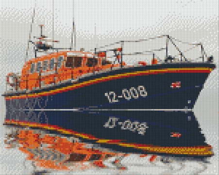 Pixelhobby Klassik Vorlage - Rettungsboot