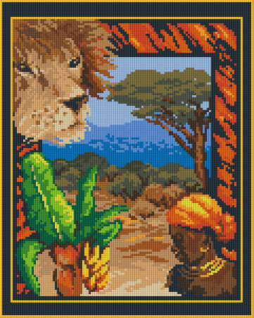 Pixel hobby classic template - Africa
