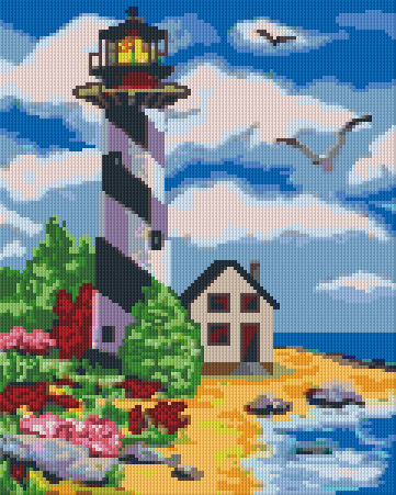 Pixel hobby classic set - lighthouse and seagulls