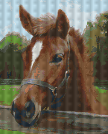 Pixel hobby classic template - horse farm