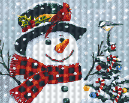 Pixel hobby classic template - snowman