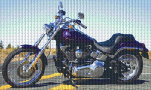 Pixelhobby Klassik Vorlage - Harley