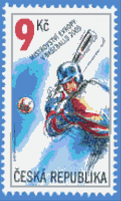Pixelhobby Klassik Vorlage - Briefmarke