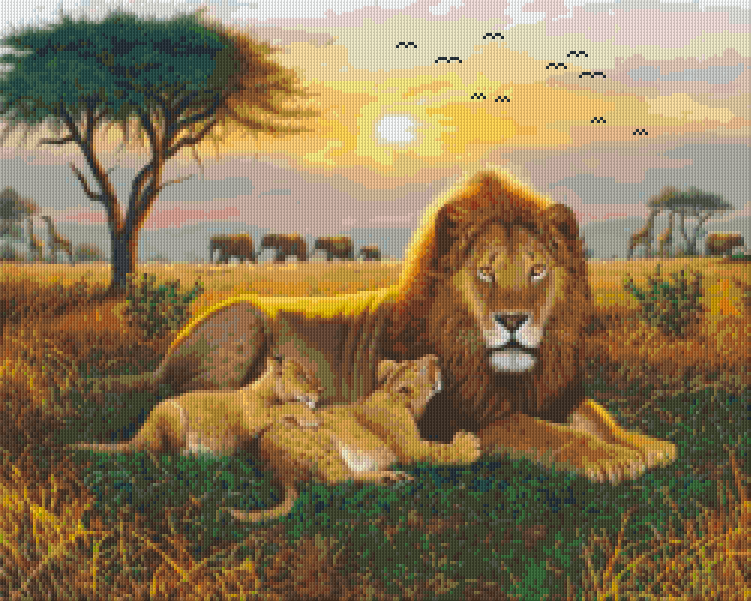 Pixel hobby classic set - lions