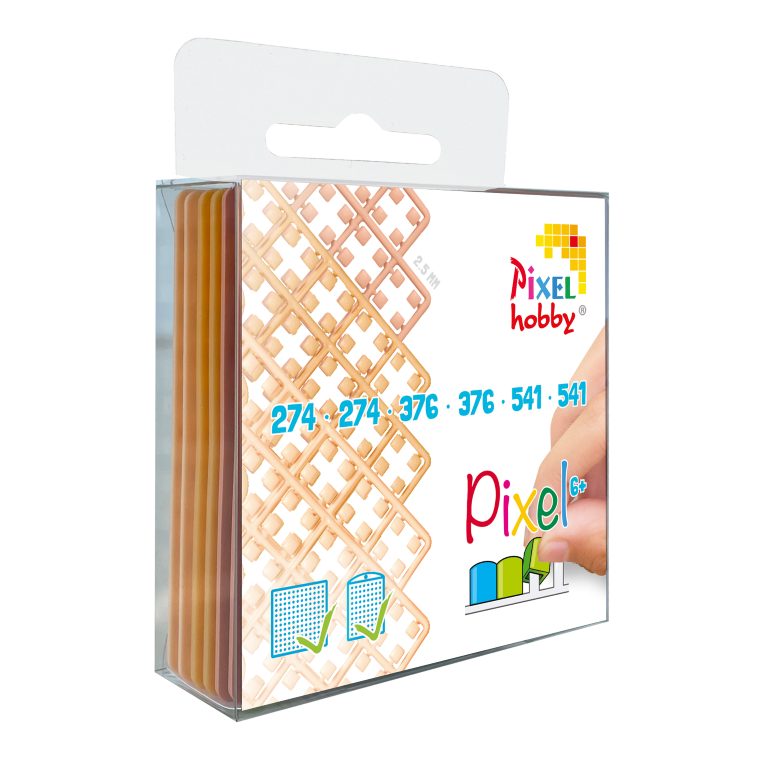 Pixelhobby square XL colors - box of 5 