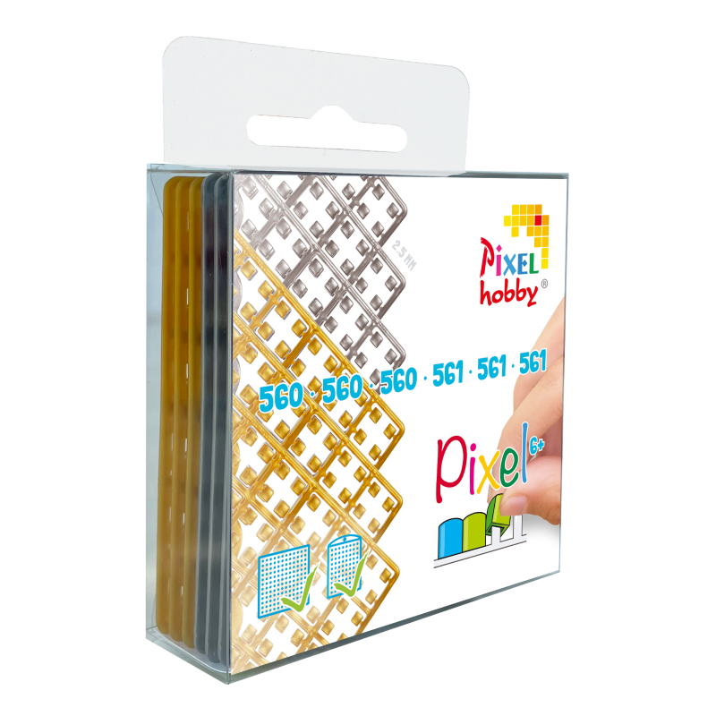 Pixelhobby square XL colors - box of 5 