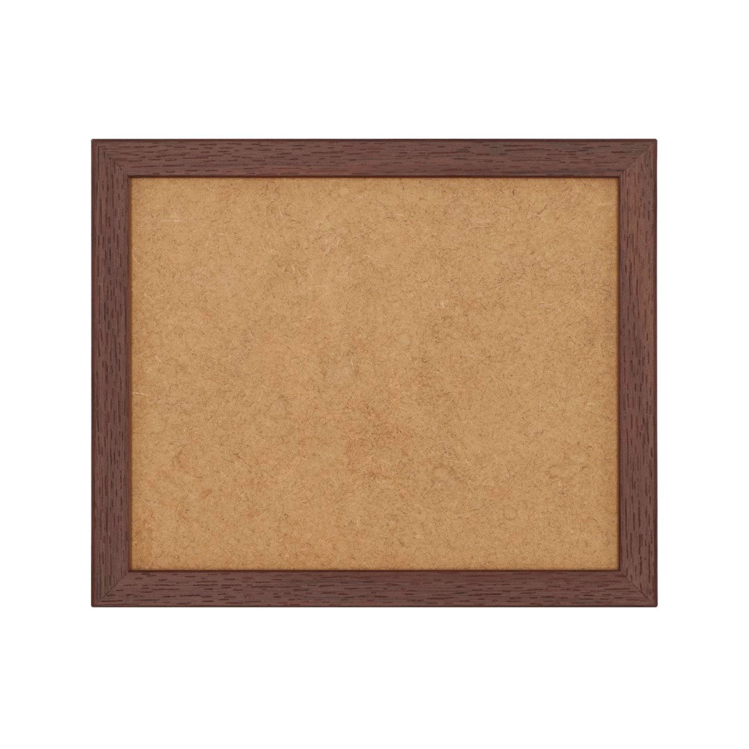 Walnut picture frame for 1 base plate