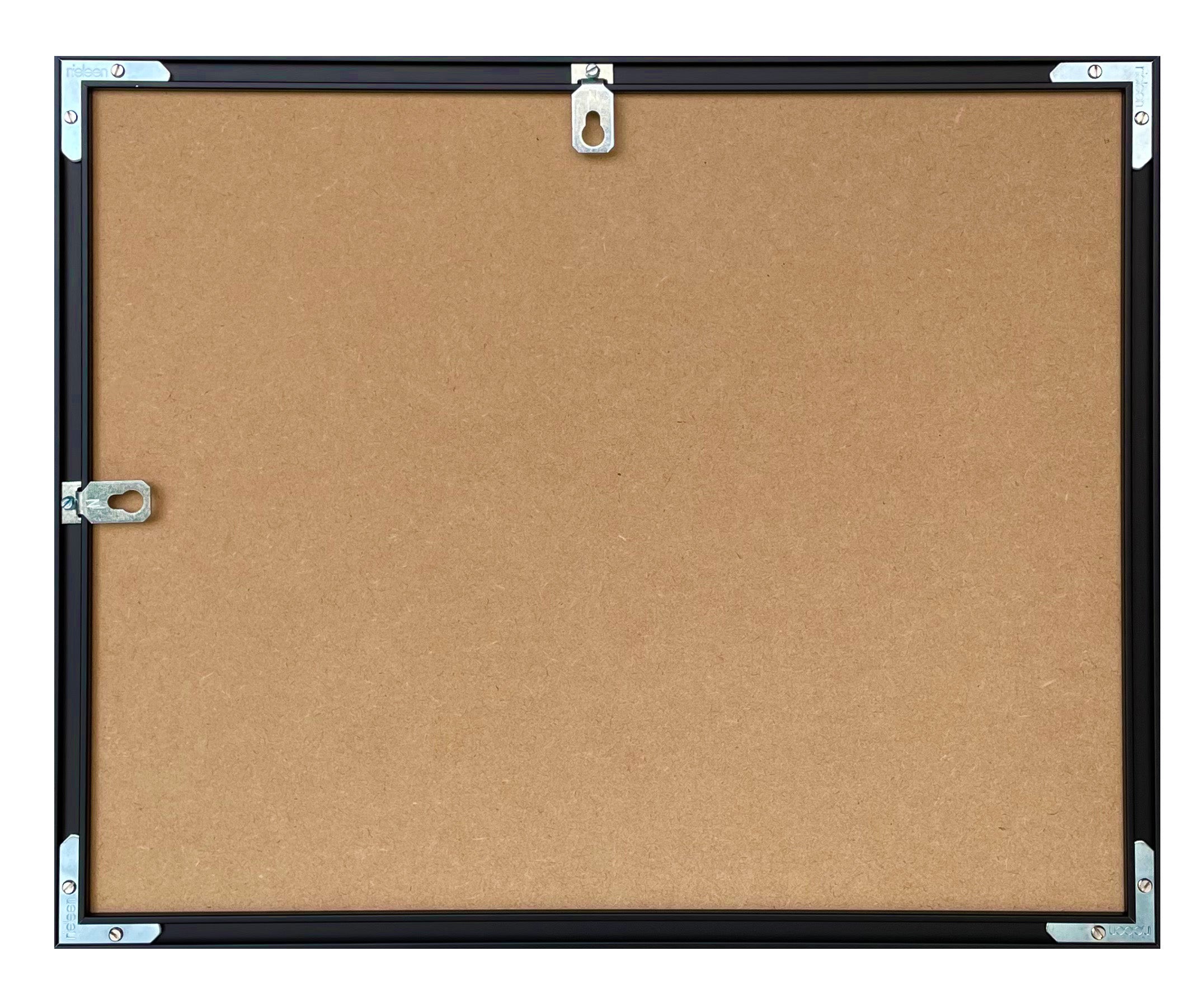 Aluminum picture frame for 12 base plates
