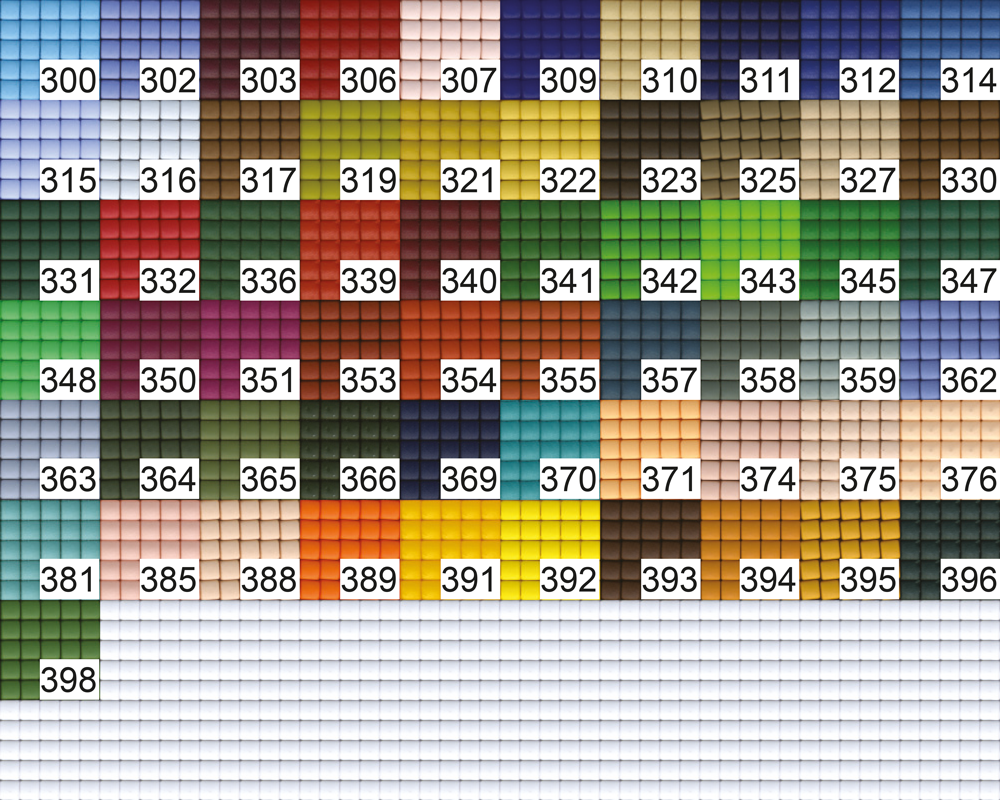Pixelhobby Klassik (Mini) - Farben 300 - 399