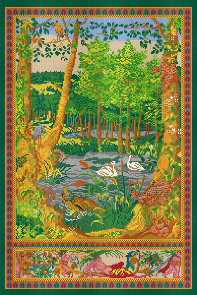 Pixelhobby Klassik Vorlage - Beautiful Wallcarpet