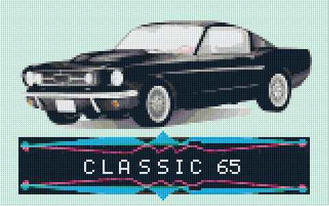 Pixelhobby Klassik Vorlage - Classic 65