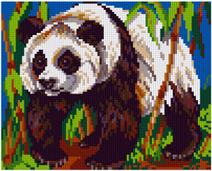 Pixelhobby Klassik Vorlage - The Panda
