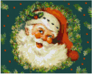 Pixelhobby Klassik Vorlage - Santa