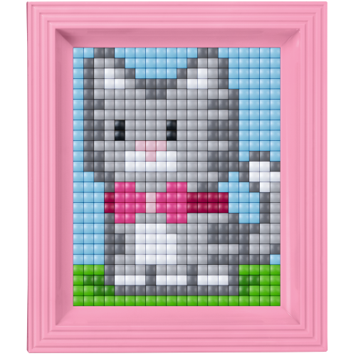 Pixelhobby XL Geschenksets - Kätzchen rosa