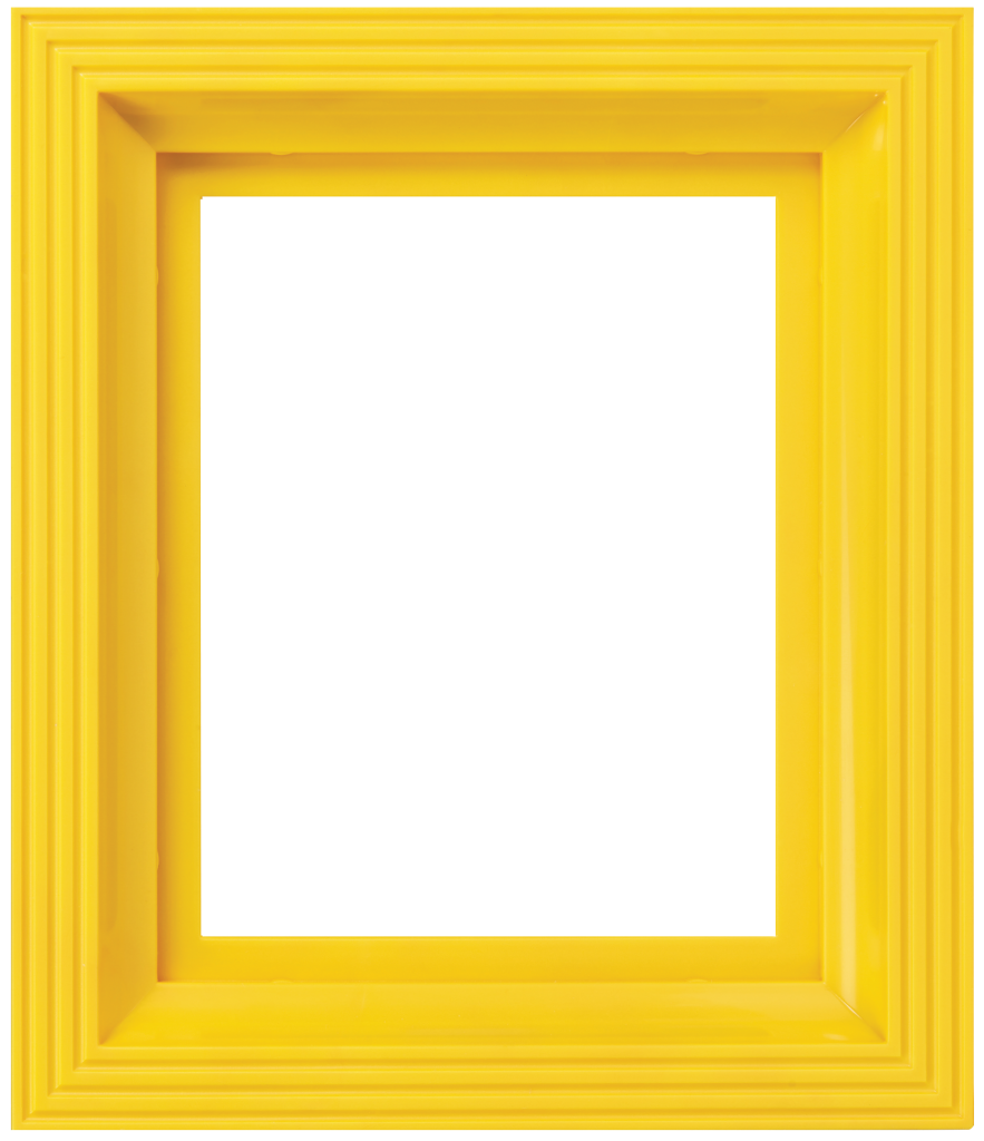 Pixel hobby picture frame yellow
