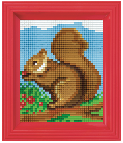 Pixelhobby Klassik Geschenkset - Eichhörnchen