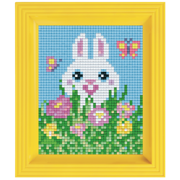 Pixelhobby Klassik Geschenkset - Kaninchen Frühling